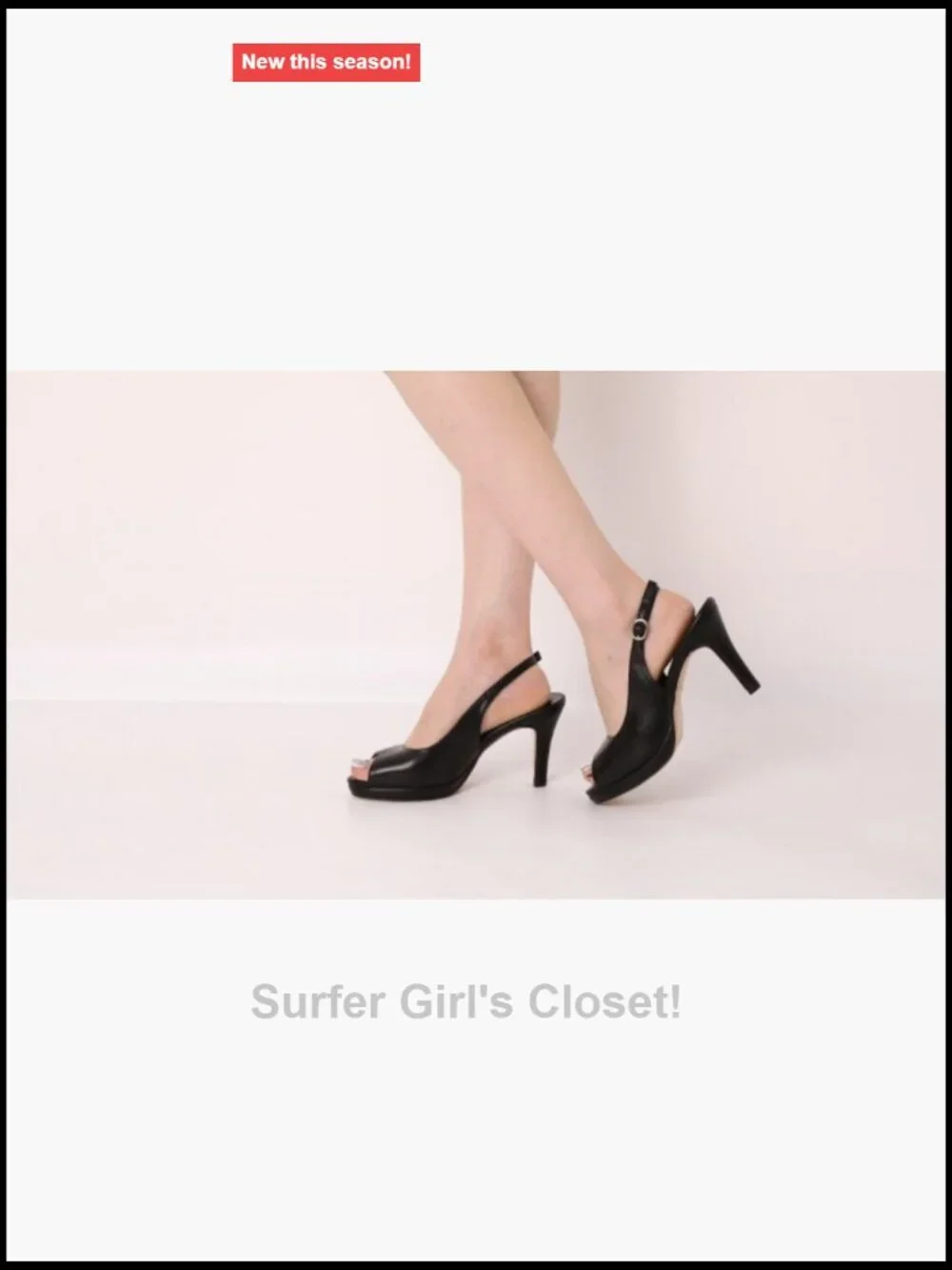 N/A peep toe